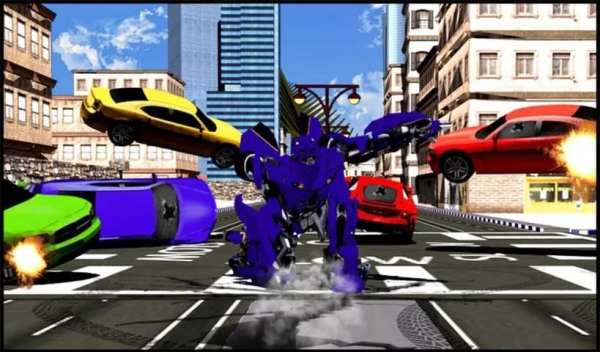 Police Robot Grand City स्क्रीनशॉट 2