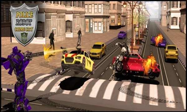 Police Robot Grand City स्क्रीनशॉट 17
