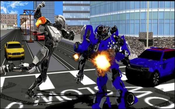 Police Robot Grand City स्क्रीनशॉट 9
