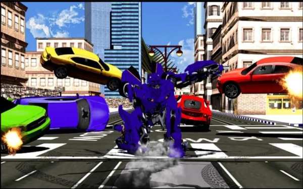 Police Robot Grand City स्क्रीनशॉट 8
