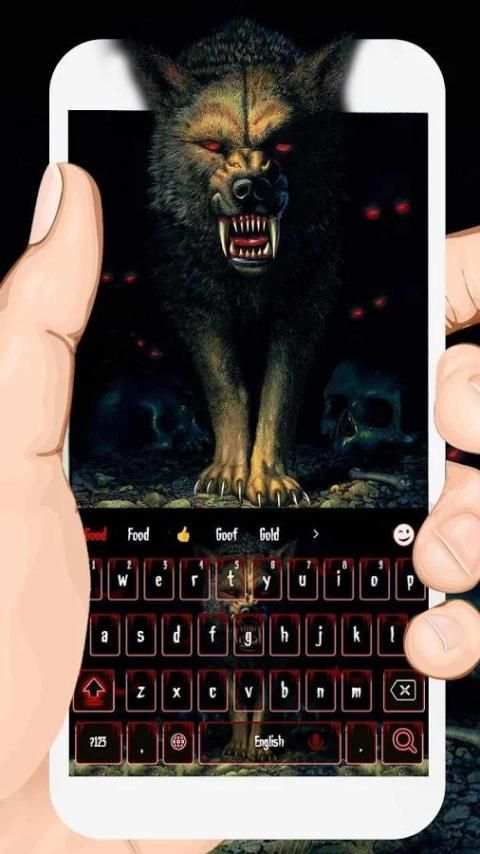 Wolf Keyboard Theme स्क्रीनशॉट 3