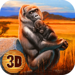 Gorilla Wild Life Quest иконка