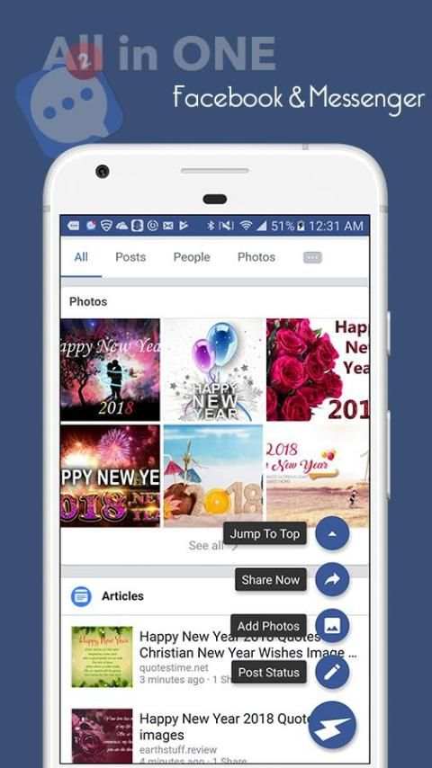 Lite Messenger - All in ONE screenshot 2