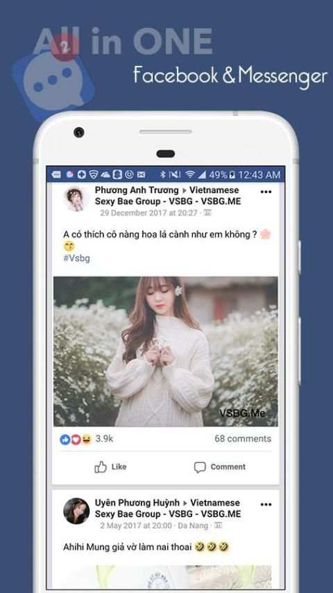 Lite Messenger - All in ONE screenshot 4