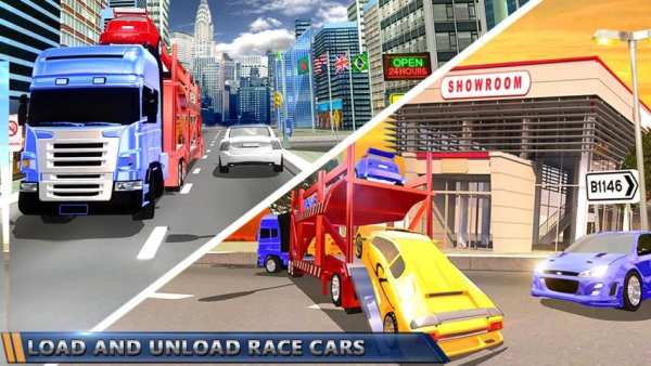 Racing Cars Trailer Truck 3D screenshot 11