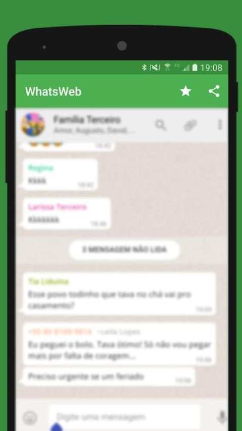WhatsWeb Tablet & MultiAccount 1 تصوير الشاشة