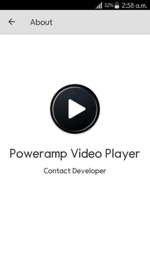 Poweramp Video Player скриншот 1