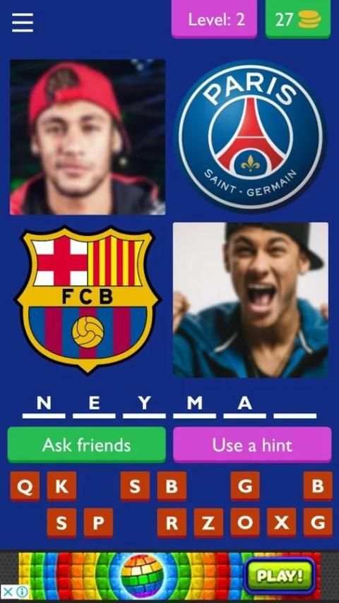 FOOTBALL PLAYER QUIZ screenshot 7
