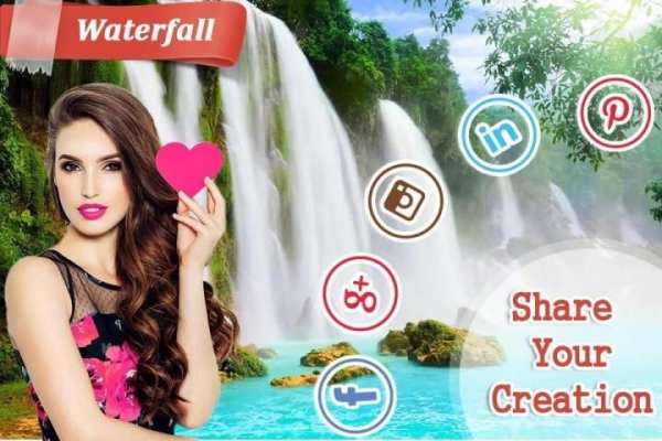 Waterfall Collage Photo Editor скриншот 1