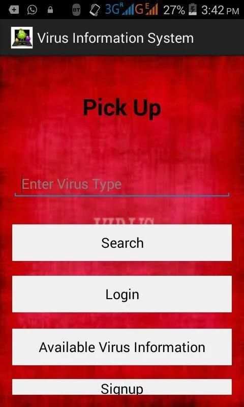 Virus Information System 3 تصوير الشاشة