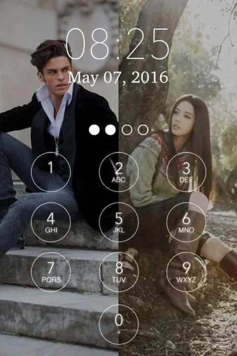 Couple Photo Lock Screen скриншот 2