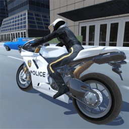 ikon Police City Motorbike Rider