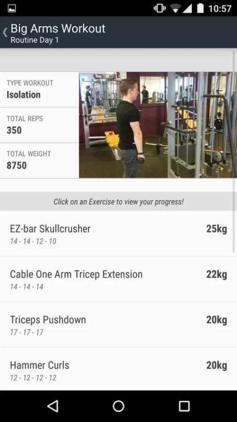 Arm Workout & Exercises screenshot 1