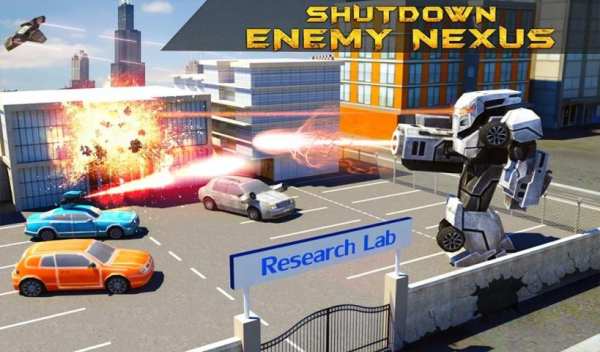 Futuristic Robot Car Wars 2017 screenshot 6