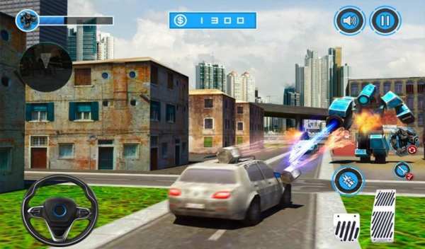 Futuristic Robot Car Wars 2017 screenshot 1