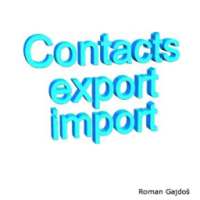 Import Contacts Export Contact иконка