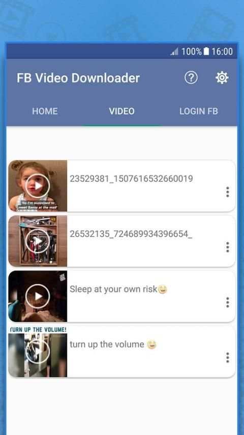 Super Video downloader for Facebook screenshot 2