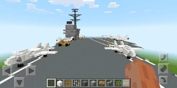 Aircraft Carrier Minecraft map screenshot 2
