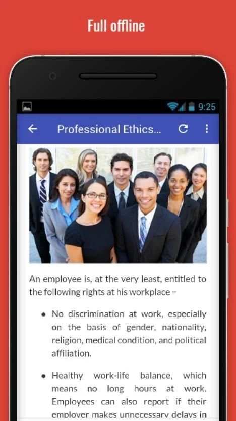 Tutorials for Professional Ethics Offline screenshot 1