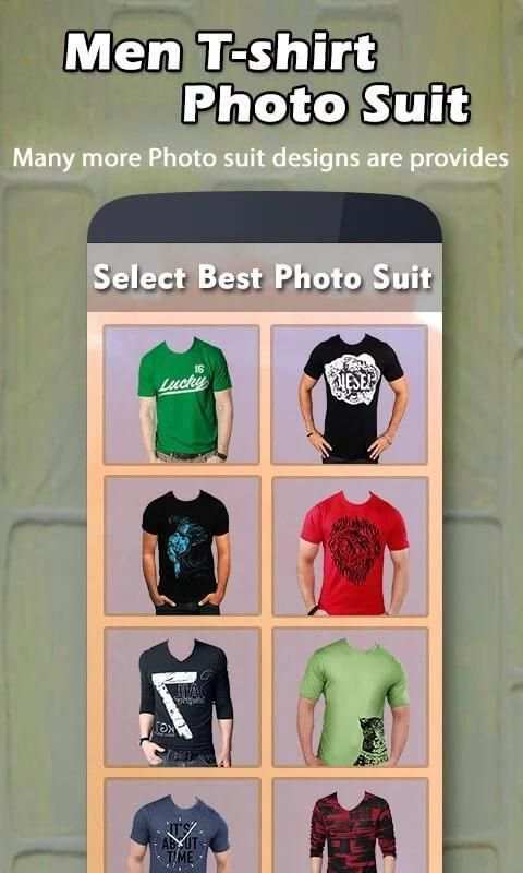 Man T-Shirt Photo Suit скриншот 5