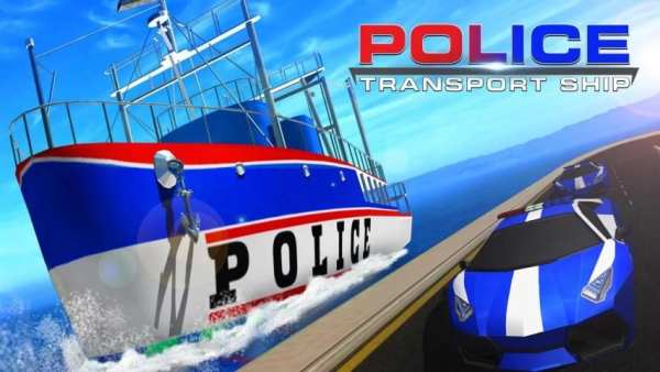 Police Ship Transporter Game स्क्रीनशॉट 4