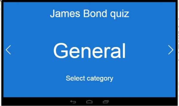 James Bond quiz screenshot 1