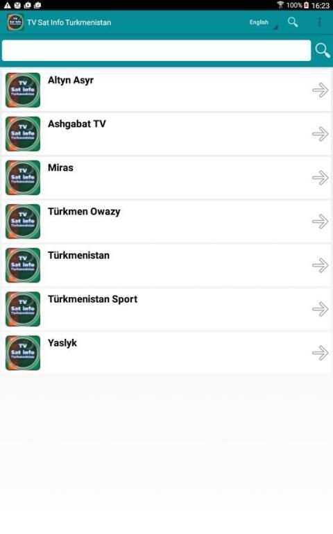 TV Sat Info Turkmenistan скриншот 2