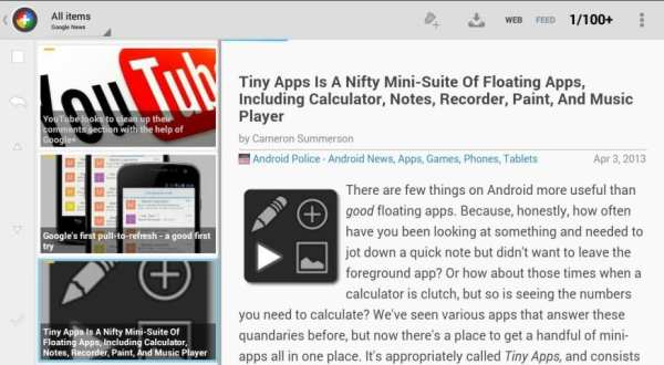 Tiny Tiny RSS | News+ скриншот 2