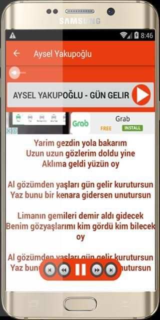 Aysel Yakupoğlu Şarkıları 2 تصوير الشاشة
