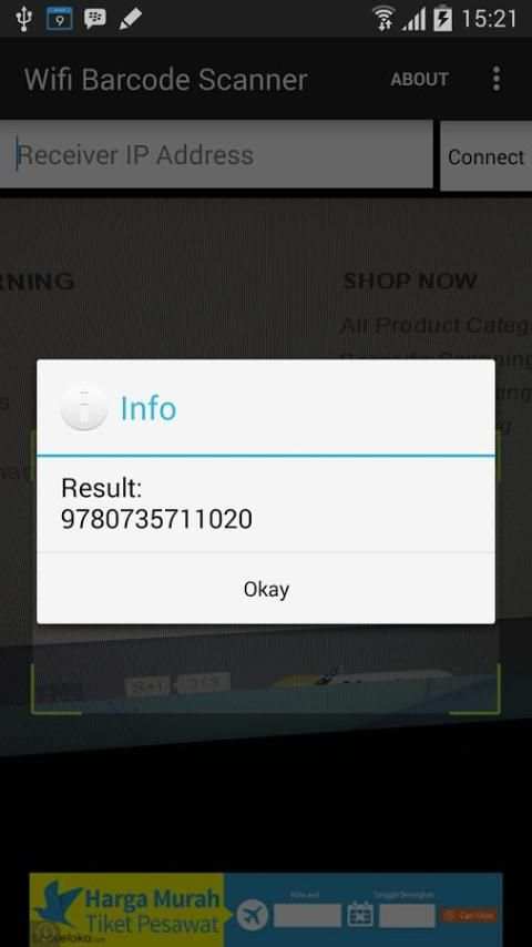 WiFi Barcode Scanner स्क्रीनशॉट 2