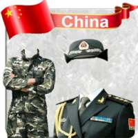 China Army Photo Editor Uniform Suit Changer 2017