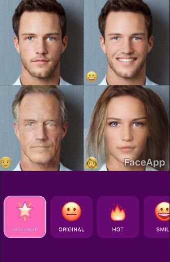 FaceApp screenshot 1