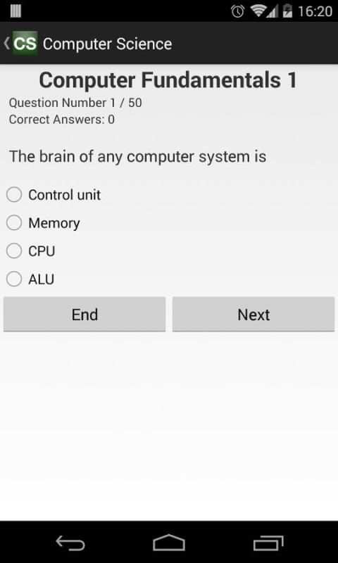 Computer Science Reviewer स्क्रीनशॉट 1