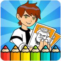 How To Color ben 10 alien