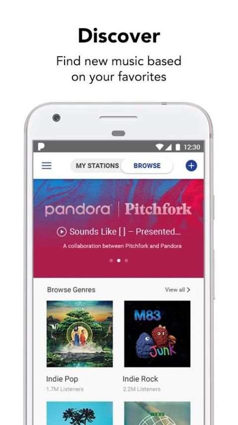 Pandora Music स्क्रीनशॉट 2