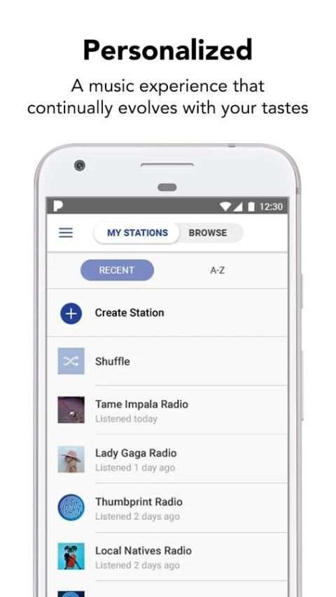 Pandora Music स्क्रीनशॉट 3