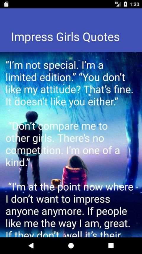 IMPRESS GIRLS QUOTES 2 تصوير الشاشة