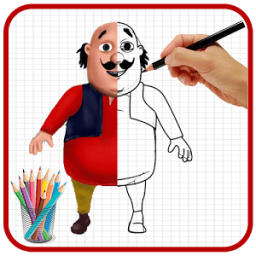 Learn How to Draw Motu from Motu Patlu (Motu Patlu) Step by Step : Drawing  Tutorials