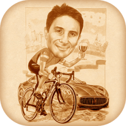 Cartoon Caricature Camera أيقونة