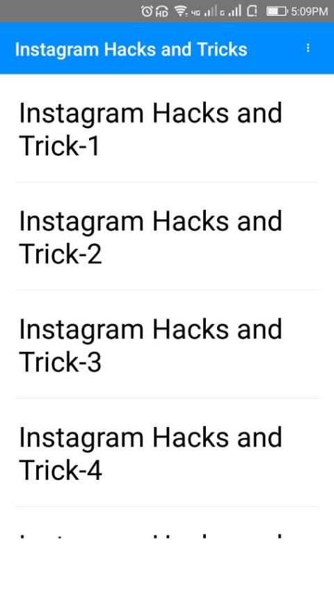 Hacks and tricks of Instagram screenshot 4