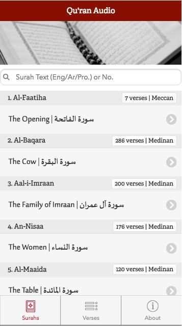 Qur'an Audio screenshot 5