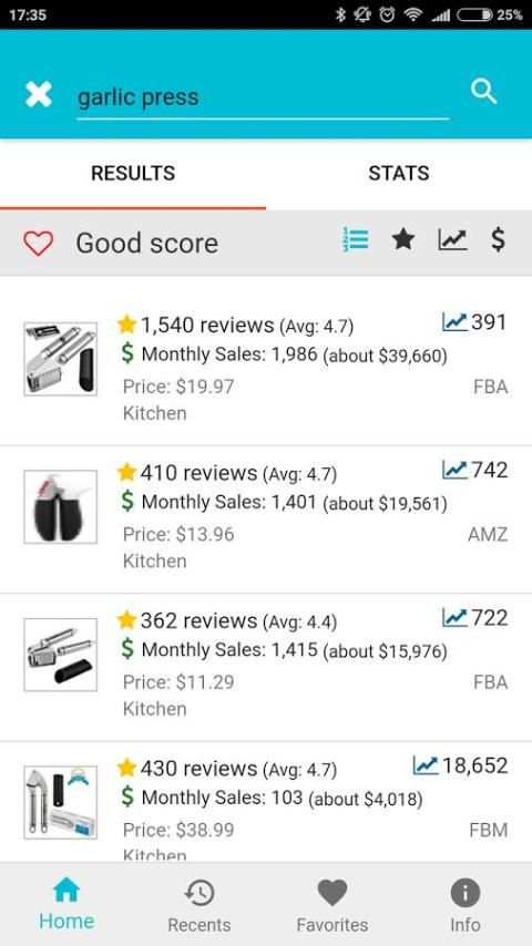amzme - Amazon Research Tool скриншот 5