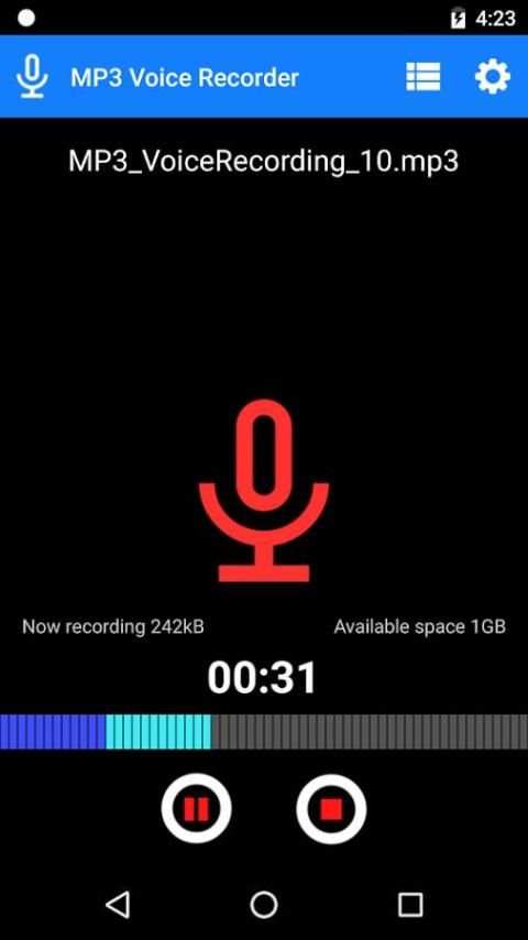 MP3 Voice Recorder 2 تصوير الشاشة