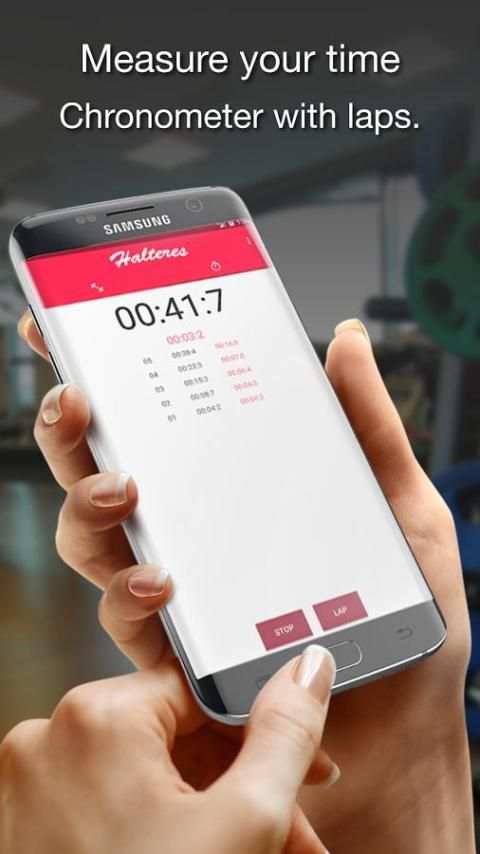 Halteres - Your Workout Log स्क्रीनशॉट 1