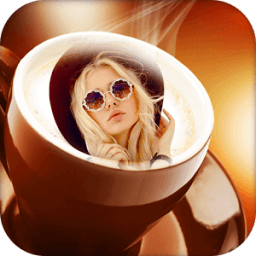 Coffee cup Photo frame आइकन