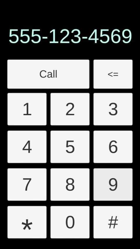 Dialer screenshot 2