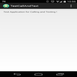 Test Call SMS أيقونة