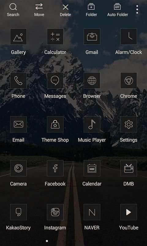 Black Square Icon Pack 4 تصوير الشاشة