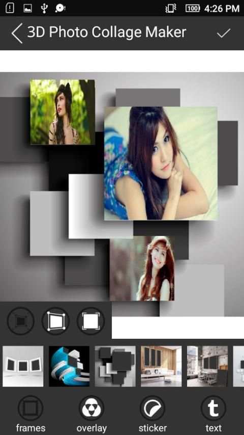 3D Photo Collage Maker скриншот 3