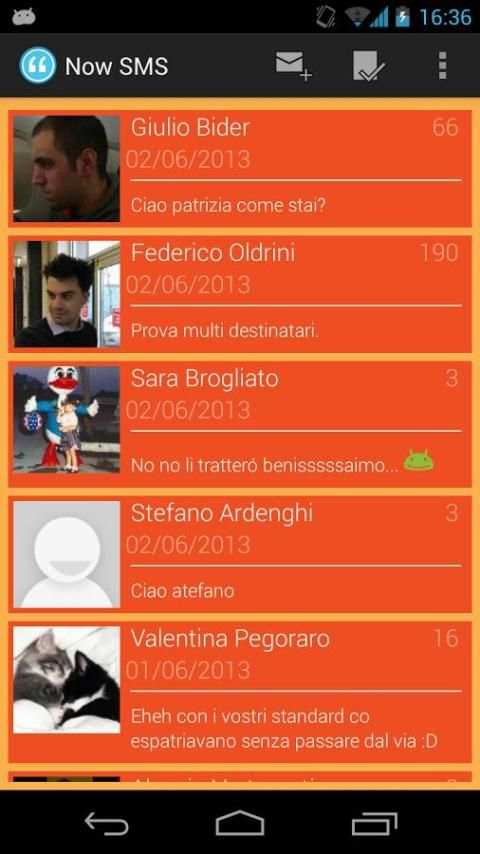 Now SMS screenshot 1